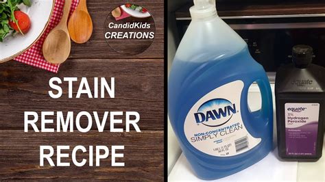 What is a 2 ingredient stain remover?